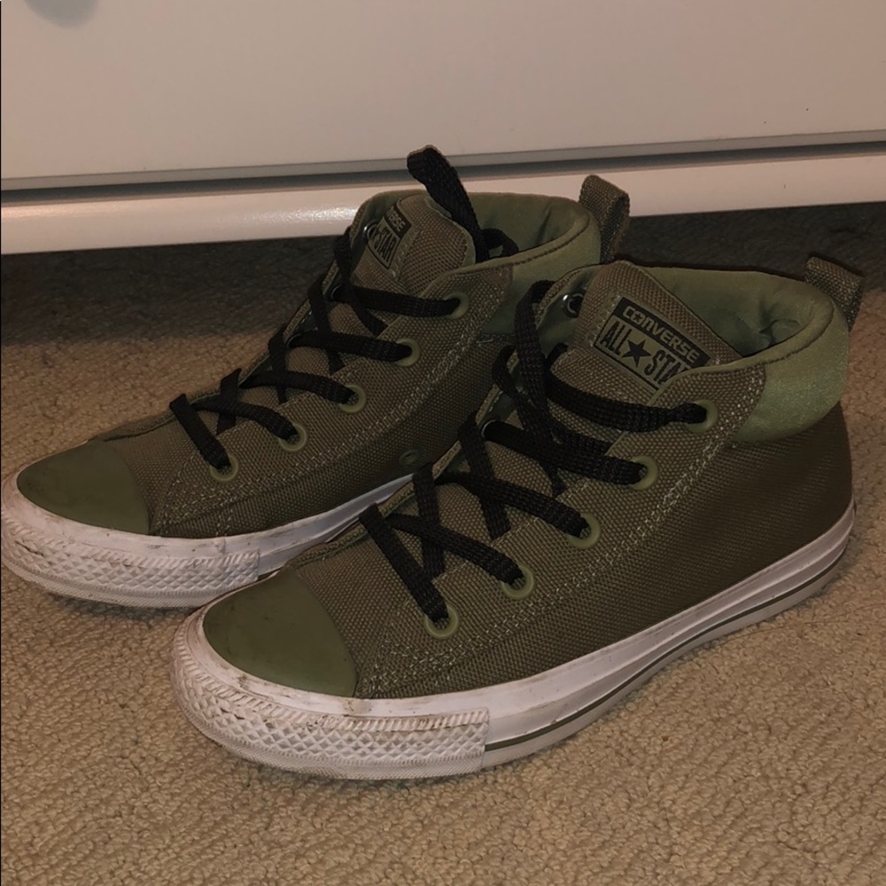 Army Green Converse